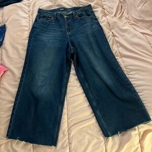 High waist baggy wide leg jeans